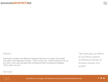 Tablet Screenshot of domenellaarchitects.com